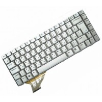 Клавіатура для ноутбука Asus A8, A8E, A8M, A8F, A8H, A8J, F8, N80, X80, Z99, Z99H, Z99J, W3, W3A, W3N, W3J, W6, W3000 RU, Silver (04GNCB2KRU14)