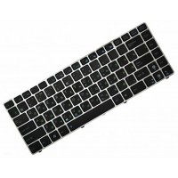 Клавіатура для ноутбука Asus UL30, UL30A, UL30VT, UL80, A42, A42J, K42, K42D, K42F, K42J, K43, N82, X42 RU, Black, Silver frame (04GNWT1KRU00)