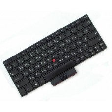 Клавиатура для ноутбука Lenovo ThinkPad E220 RU, Black, Point stick (04Y0468)