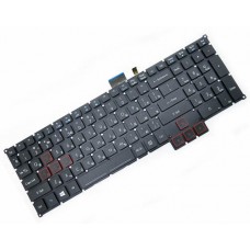 Клавіатура для ноутбука Acer Predator 15 G9-591, G9-591G, G9-591R, G9-592, G9-593, 17 G5-793, G9-791, G9-792 RU, Black, Without Frame, Backlight (0KN0-EX1UA12 )
