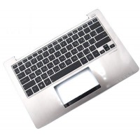 Клавіатура для ноутбука AsusX201, X201E, X202, X202E RU Black, Silver Top Case (0KNB0-1120RU00)