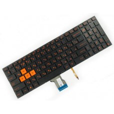 Клавиатура для ноутбука Asus GL702VM RU, Black, Backlight (0KNB0-6612RU00)