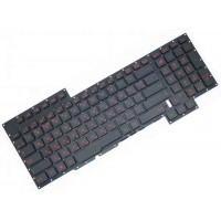Клавіатура для ноутбука Asus GX700 Series RU, Black, Without Frame, Backlight (0KNB0-E611RU00)