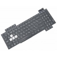 Клавіатура для ноутбука Asus GL704 series RU, Black, Without Frame, Backlight (0KNR0-6618RU00)
