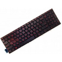 Клавиатура для ноутбука Dell Inspiron 7566, 7567 RU, Black, Backlight (0KX8XW)