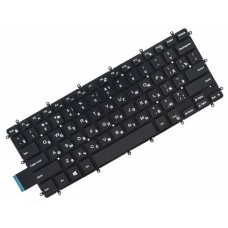 Клавиатура для ноутбука Dell Inspiron 13-5368, 14-7460, Vostro 14-5468, Latitude 3379 RU, Black, Without Frame (0M9DMK)