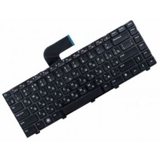 Клавіатура для ноутбука Dell Inspiron New 14R, N5050, M5050, M5040, N5040, XPS L502 RU, Black Frame, Black (0X38K3)