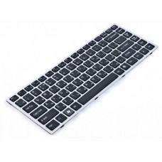 Клавіатура для ноутбука Sony VPC-S Series RU, Black, Silver Frame (148778371)