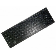 Клавиатура для ноутбука Sony VPC-EB Series RU, Black, Black Frame (148792821)