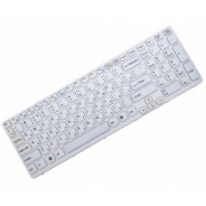 Клавіатура для ноутбука Sony SVE1511, SVE1711, SVE1712 RU, White, White Frame (149031851)