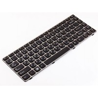 Клавіатура для ноутбука Lenovo IdeaPad Z360 RU, Black, Bronze Frame (25-010743)