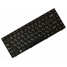 Клавіатура для ноутбука Lenovo IdeaPad B470, G470, V470 RU, Black Frame Black (25-011680)