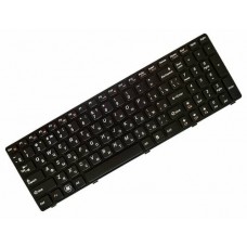 Клавіатура для ноутбука Lenovo IdeaPad Y570 RU, Black, Black Frame (25-011789)