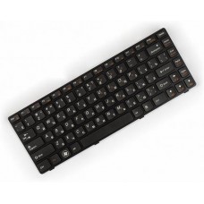 Клавіатура для ноутбука Lenovo IdeaPad G480, G480A, G485, G485A, Z380, Z480, Z485 RU, Black, Black Frame (25-202017)