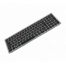 Клавіатура для ноутбука Lenovo IdeaPad Flex15, G500S, G505A, G505G, G505S, S500, S510, S510P, Z510 RU, Black, Silver Frame (25-211031)