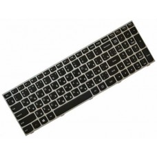 Клавіатура для ноутбука Lenovo IdeaPad G50-30, G50-70, G50-80, B50, Z50 RU, Black, Silver Frame (25214736)