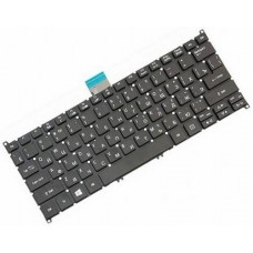 Клавіатура для ноутбука Acer Aspire V5-122P RU, Black Without Frame підсвічування (9Z.N9RSW.00R)