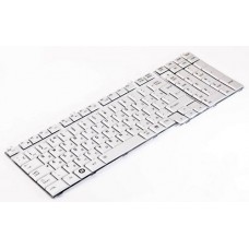 Клавіатура для ноутбука Toshiba Satellite A500, A505, F501, L350, L355, L500, L505, L583, L586, P500, P505 RU, Silver (KFRSBJ206A)