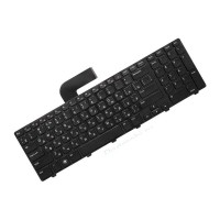 Клавіатура для ноутбука Dell Inspiron N7110, N5720, N7720, Vostro 3750, XPS 17 L702x RU, Black Frame, Black, Backlight (NSK-DZ0BQ 0R)