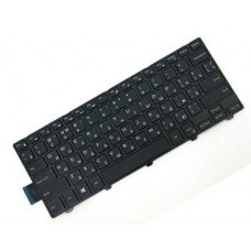 Клавиатура для ноутбука Dell Latitude 3450, Vostro 14 3445 , Inspiron 14 3441 RU, Black, Backlight (TCKCW)