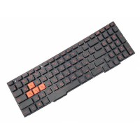 Клавіатура для ноутбука Asus ROG GL553 PWR, RU, Black-Orange, Without Frame, Backlight (V156362AS1)