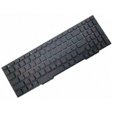 Клавіатура для ноутбука Asus ROG GL553, GL753, FX553, FX753, ZX553, PWR, RU, Black, Without Frame, Backlight (V156362CS2)
