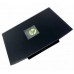 Кришка екрану для ноутбука HP Pavilion 15-CX black, green logo, original