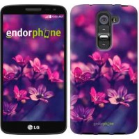 Чохол для LG G2 mini D618 Пурпурові квіти 2719u-304