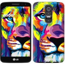 Чохол для LG G2 mini D618 Різнобарвний лев 2713u-304