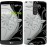 Чохол для LG G3 Stylus D690 Квіти на чорно-білому тлі 840m-89