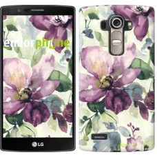 Чохол для LG G4 H815 Квіти аквареллю 2237u-118