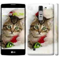 Чохол для LG G4c H522y Новорічний кошеня в шапці 494m-389