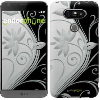 Чохол для LG G5 H860 Квіти на чорно-білому тлі 840m-348
