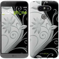 Чохол для LG G5 H860 Квіти на чорно-білому тлі 840m-348