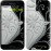 Чохол для Samsung Galaxy A3 (2017) Квіти на чорно-білому тлі 840m-443