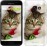 Чохол для Samsung Galaxy A3 (2017) Новорічний кошеня в шапці 494m-443