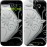 Чохол для Samsung Galaxy A5 (2017) Квіти на чорно-білому тлі 840c-444