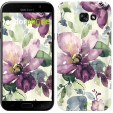 Чохол для Samsung Galaxy A7 (2017) Квіти аквареллю 2237m-445
