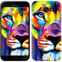 Чохол для Samsung Galaxy A7 (2017) Різнобарвний лев 2713m-445