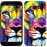 Чохол для Samsung Galaxy A7 (2017) Різнобарвний лев 2713m-445