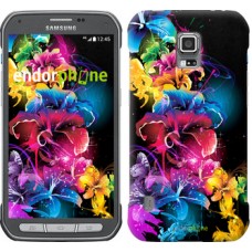 Чохол для Samsung Galaxy S5 Active G870 Абстрактні квіти 511u-364