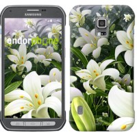 Чохол для Samsung Galaxy S5 Active G870 Білі лілії 2686u-364