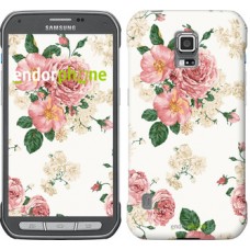 Чохол для Samsung Galaxy S5 Active G870 квіткові шпалери v1 2293u-364