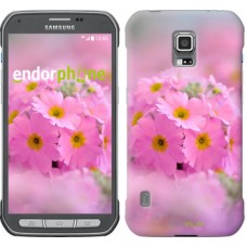 Чохол для Samsung Galaxy S5 Active G870 Рожева примула 508u-364