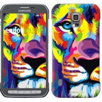 Чохол для Samsung Galaxy S5 Active G870 Різнобарвний лев 2713u-364