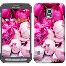 Чохол для Samsung Galaxy S5 Active G870 Рожеві півонії 2747u-364
