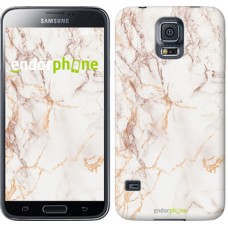 Чохол для Samsung Galaxy S5 Duos SM G900FD Білий мармур 3847c-62