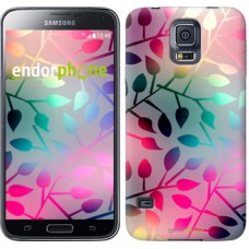 Чохол для Samsung Galaxy S5 Duos SM G900FD Листя 2235c-62