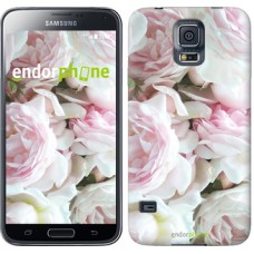 Чохол для Samsung Galaxy S5 Duos SM G900FD Півонії v2 2706c-62