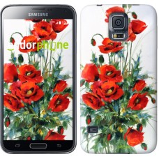 Чохол для Samsung Galaxy S5 Duos SM G900FD Маки 523c-62
